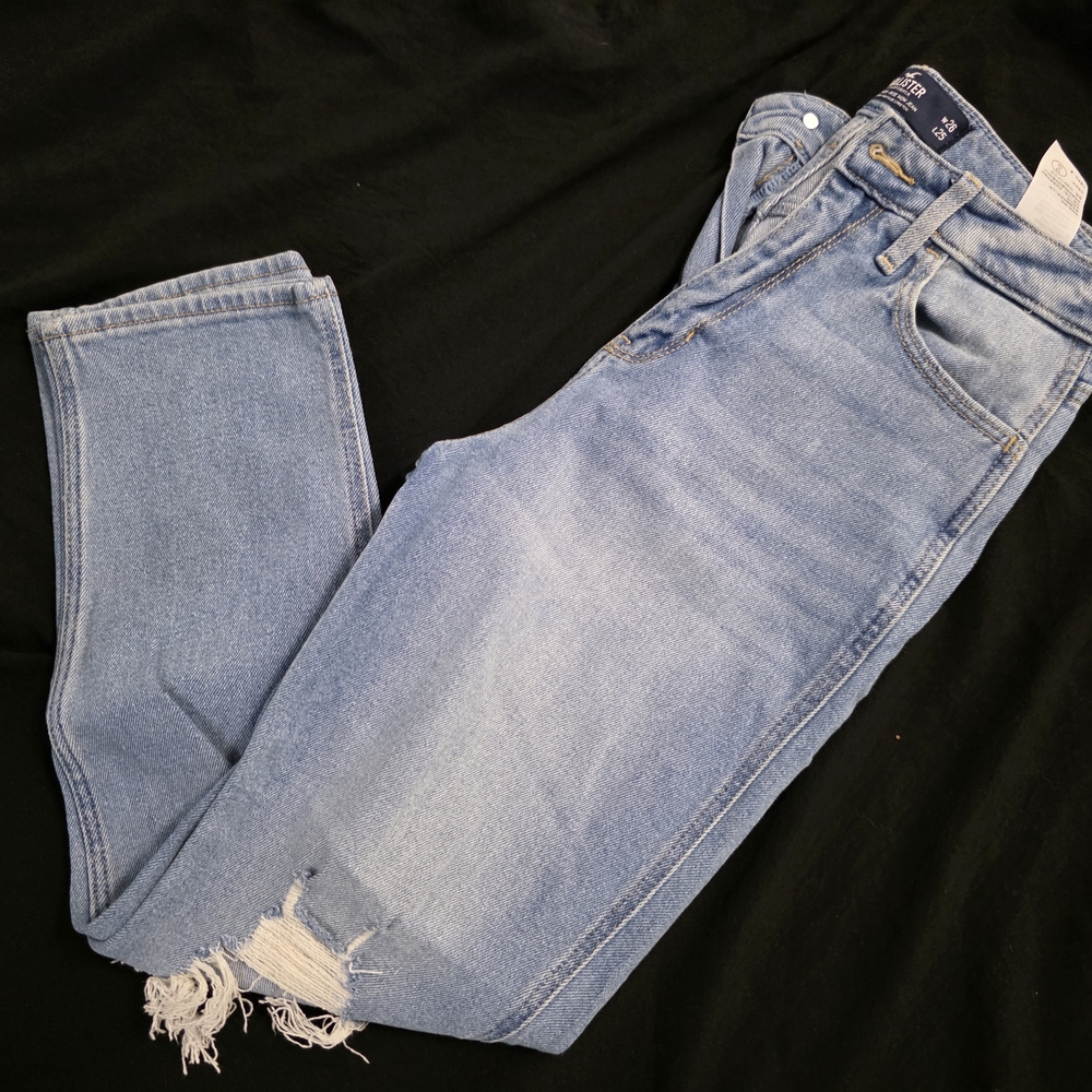 Light Blue Distressed Women's Jeans
